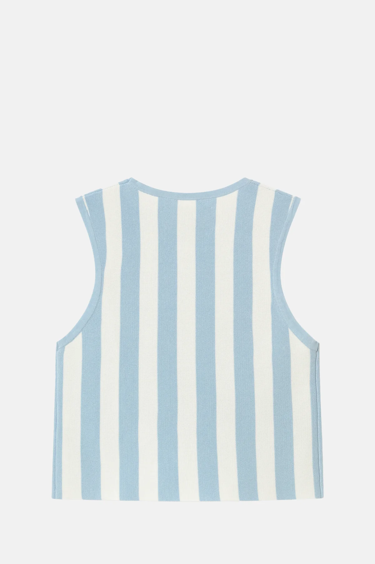 Wide Stripes Top Pretty Blue - Image 3