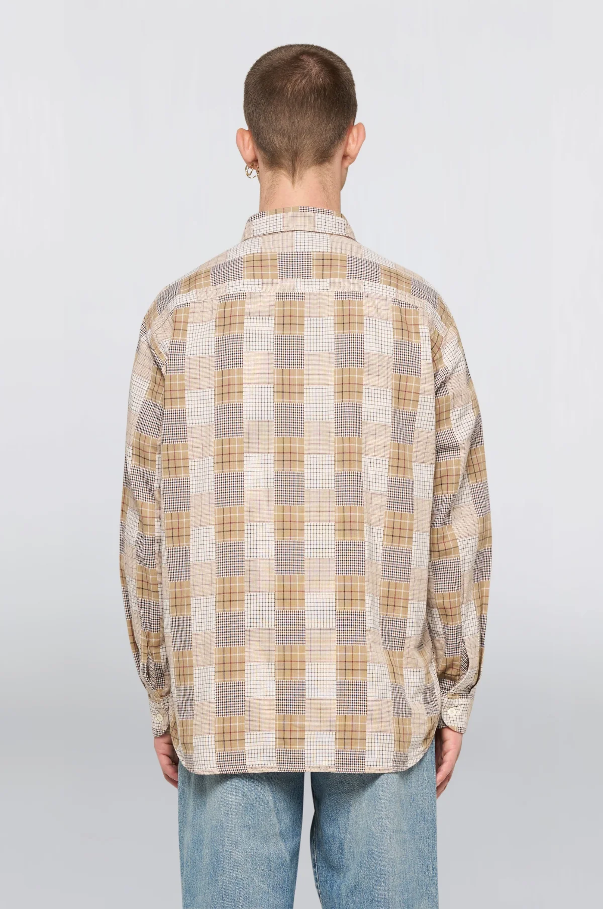 Work Shirt Beige/Brown - Image 4