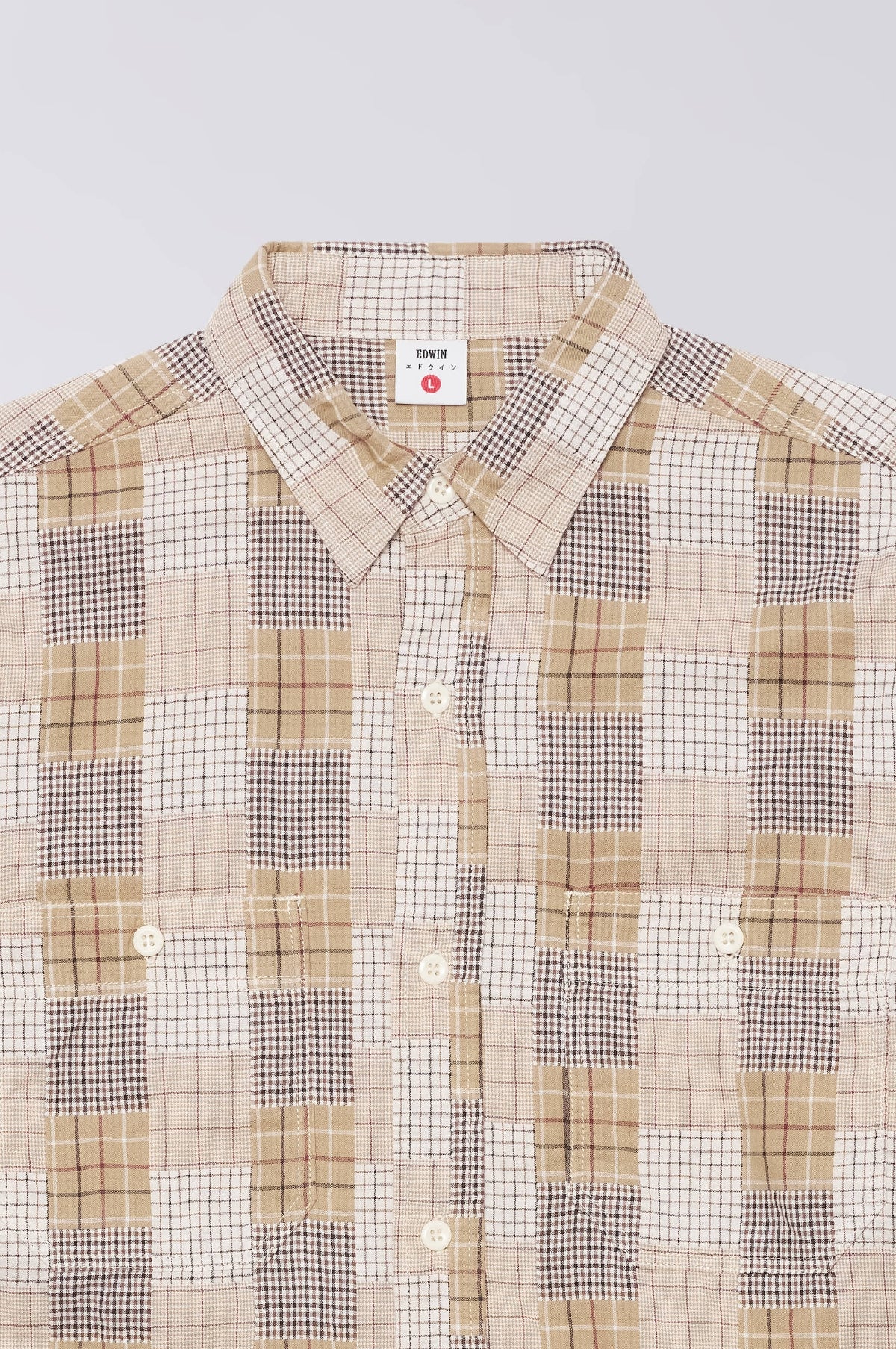 Work Shirt Beige/Brown - Image 5