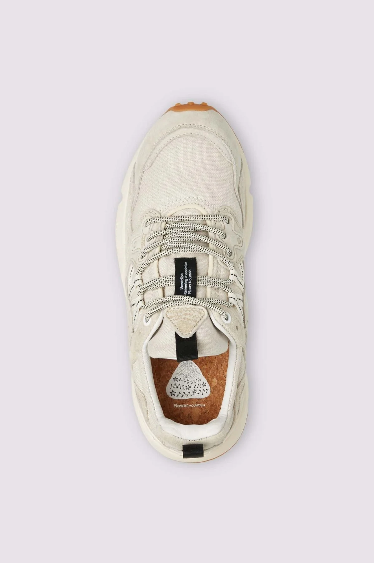 Yamano 3 Suede/Cotton Cloth Beige - Image 4