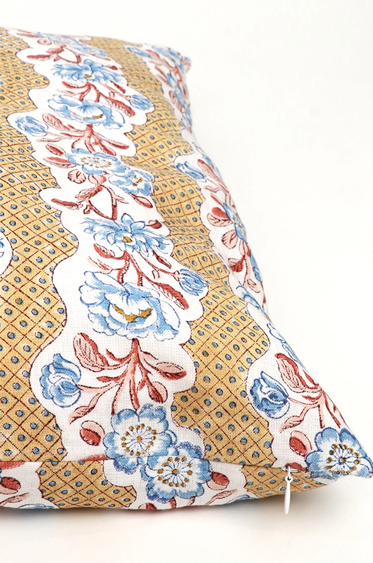 Yellow Blooming Trellis Cushion - Image 3