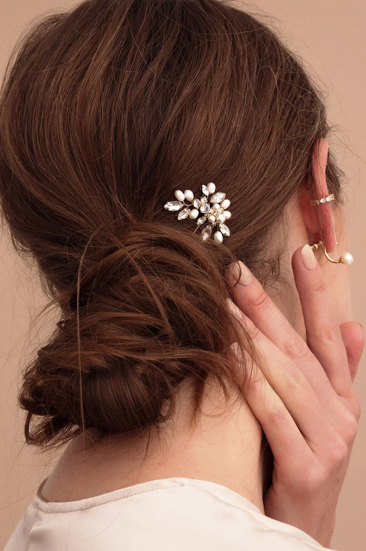 Zoe Gold Hair Pin - Image 2
